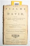 (BIBLE IN ENGLISH.) The Psalms of David, with the Ten Commandments, Creed, Lord''s Prayer, &c. in Metre . . .